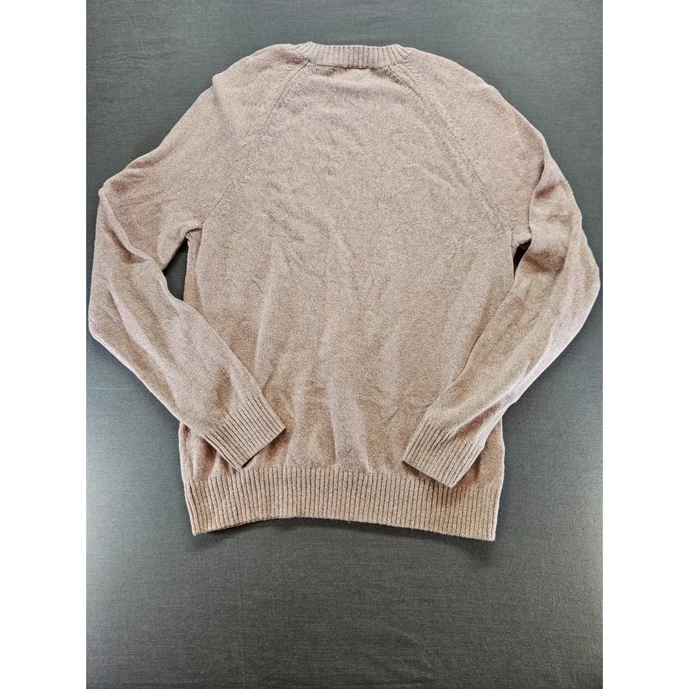 Banana Republic Mens Linen Blend Crewneck Sweater Pink M